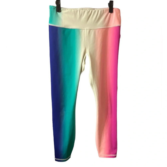 ATHLETA LOVE PROUDLY RAINBOW LEGGINGS - Picture 2 of 6